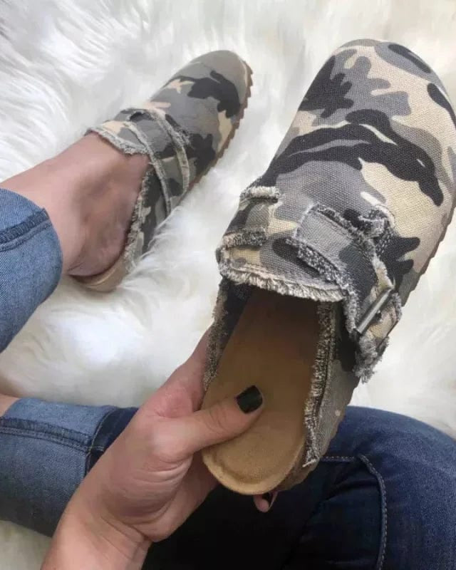 Chaussons Femme | Sabot Sauvage Militaire / 42