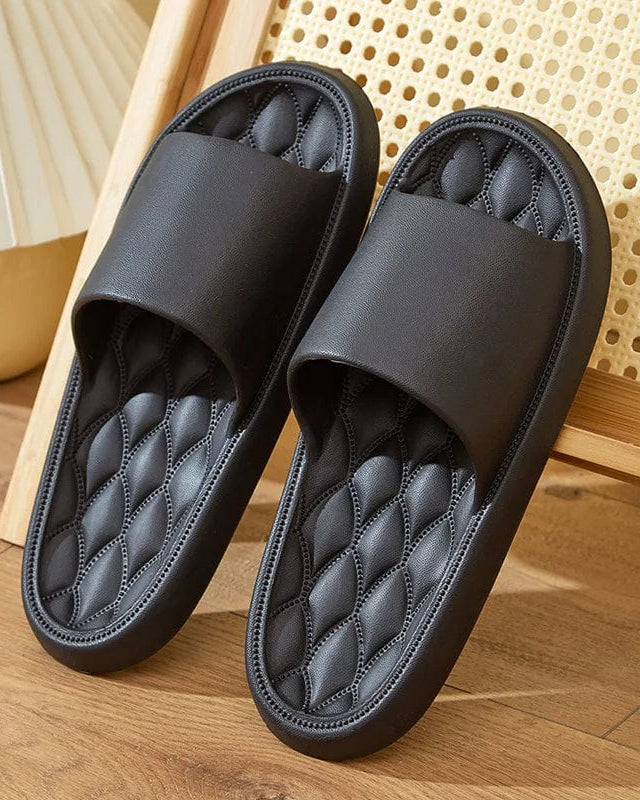 Chaussons Femme | Sandale Matelassé Noir / 39-40
