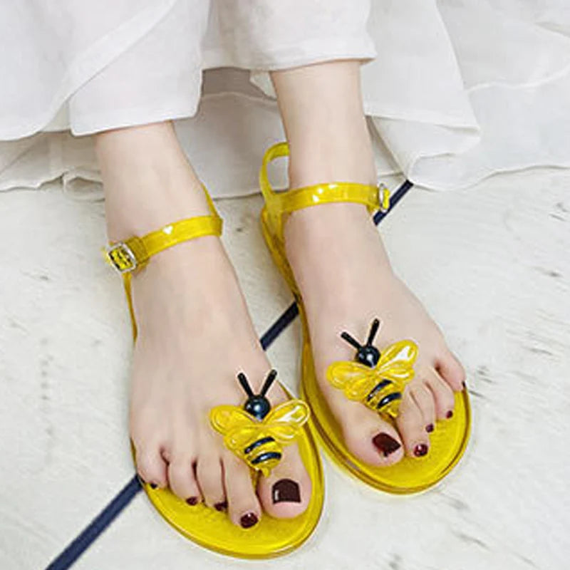 Chaussons Femme <br> Sandales Transparente Été