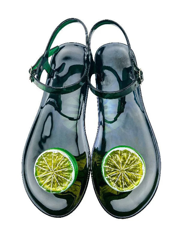 Chaussons Femme <br> Sandales Transparente Été