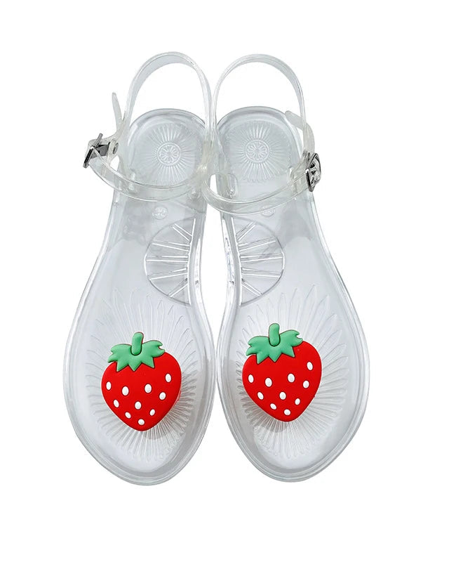 Chaussons Femme <br> Sandales Transparente Été