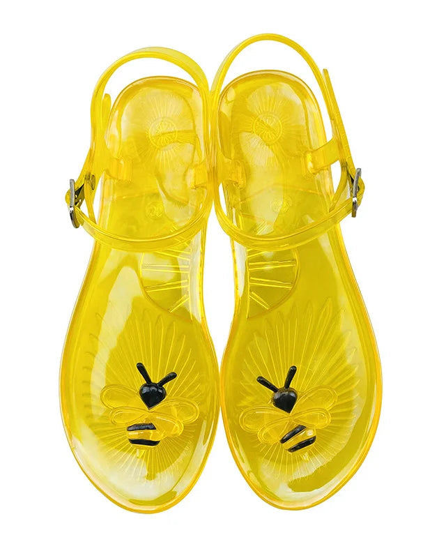 Chaussons Femme <br> Sandales Transparente Été