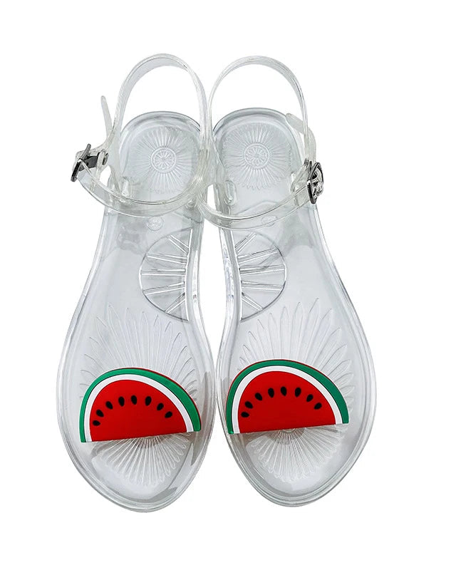 Chaussons Femme <br> Sandales Transparente Été