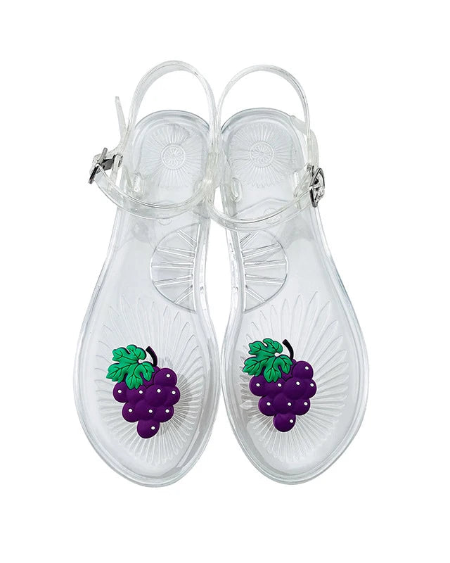 Chaussons Femme <br> Sandales Transparente Été