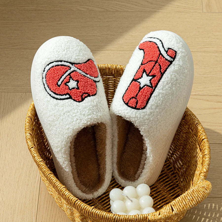 Chaussons Femme <br> Style Cowgirl