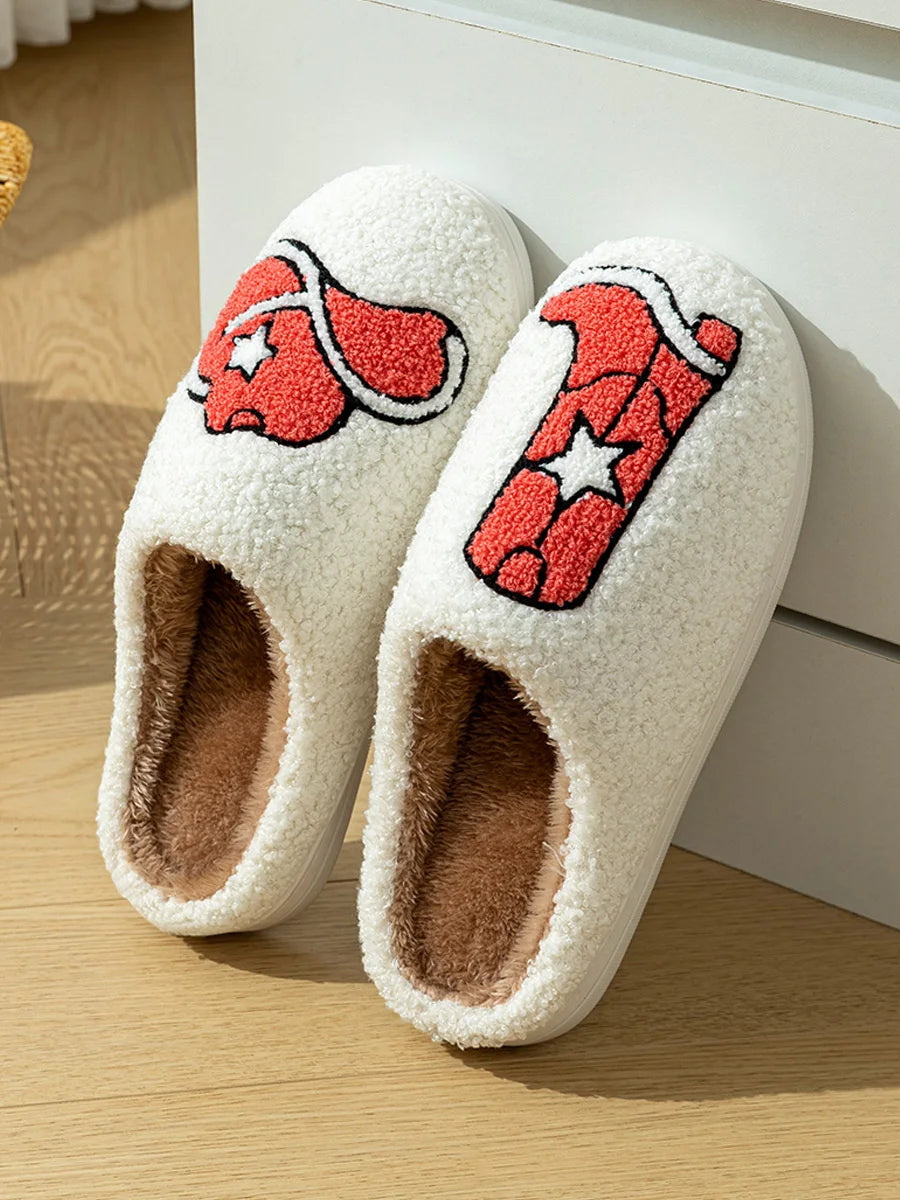 Chaussons Femme <br> Style Cowgirl