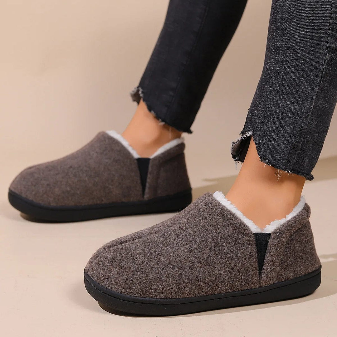 Chaussons Confortables Pour Hommes Doux à Enfiler Intérieur Extérieur