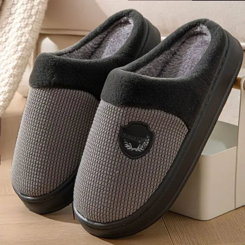 Chaussons Homme | Nuage Douillet 47-48 / 2852 Gris Foncé