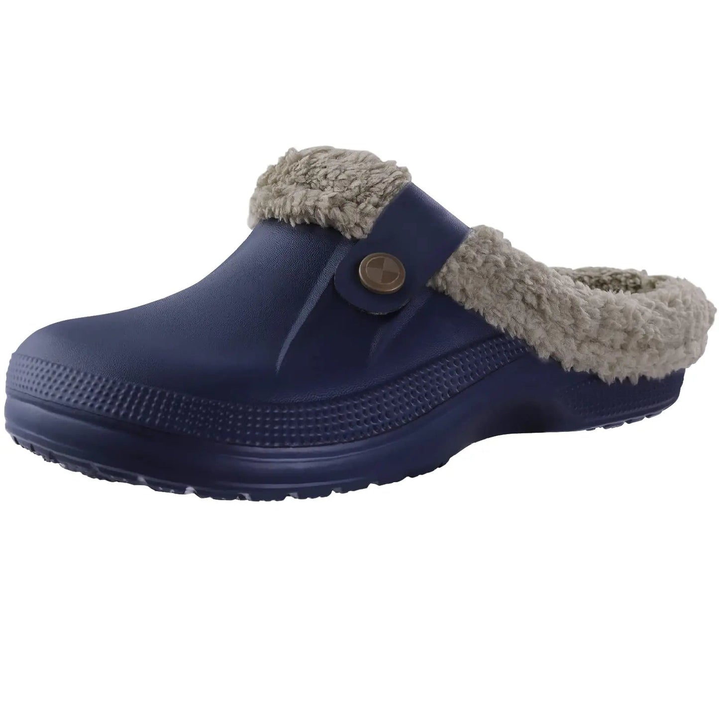 Chaussons Homme | Sabot Fourrés Bleu / 42-43
