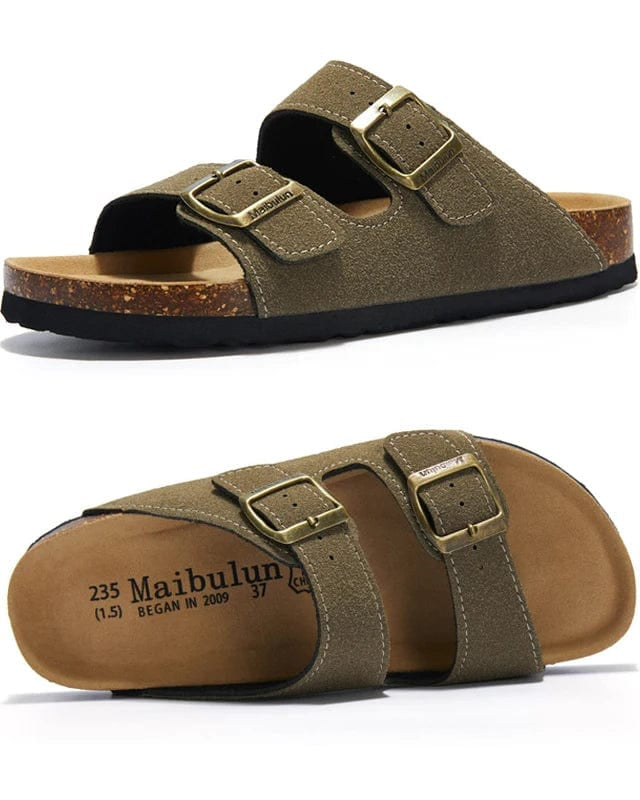 Chaussons Homme | Sandales d'Eté Antelope Marron / 36