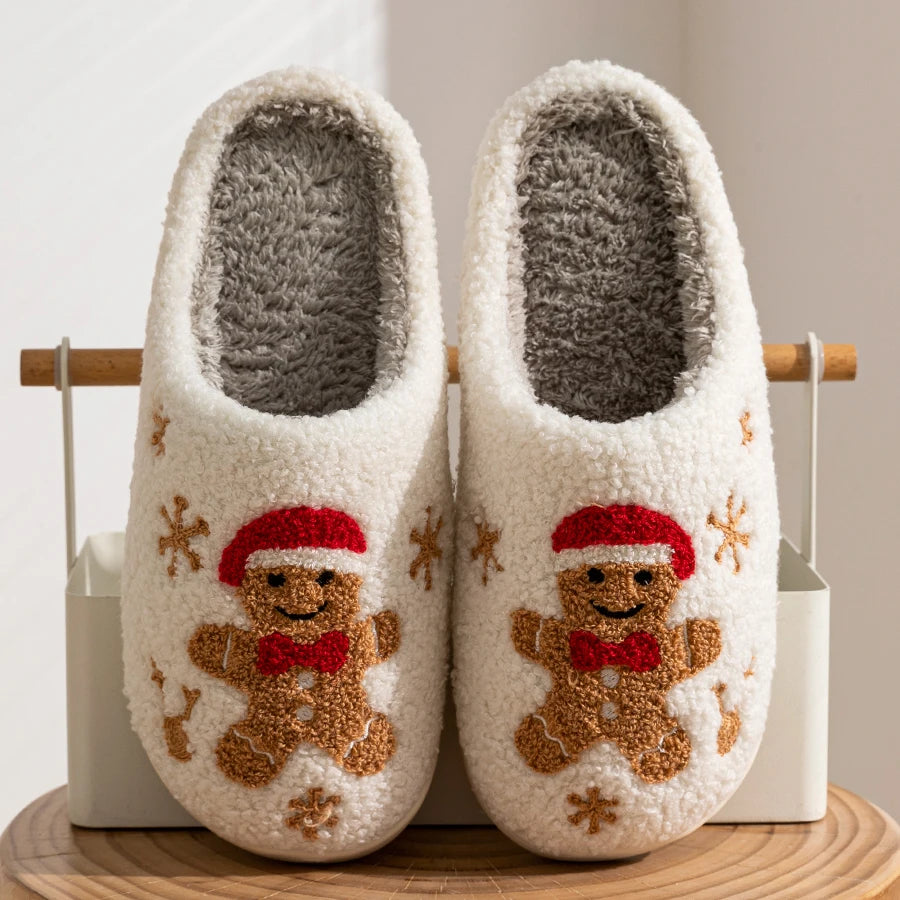 Chaussons Noël <br> Biscuit