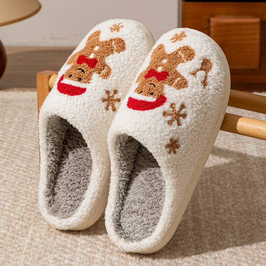 Chaussons Noël <br> Biscuit