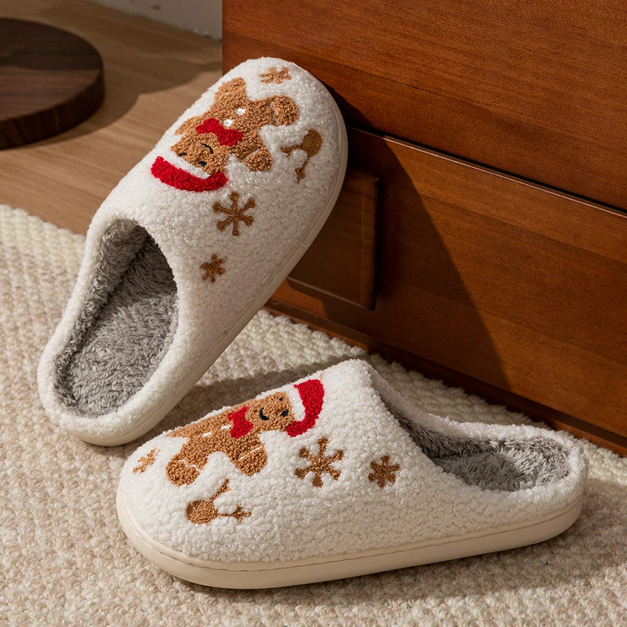Chaussons Noël <br> Biscuit
