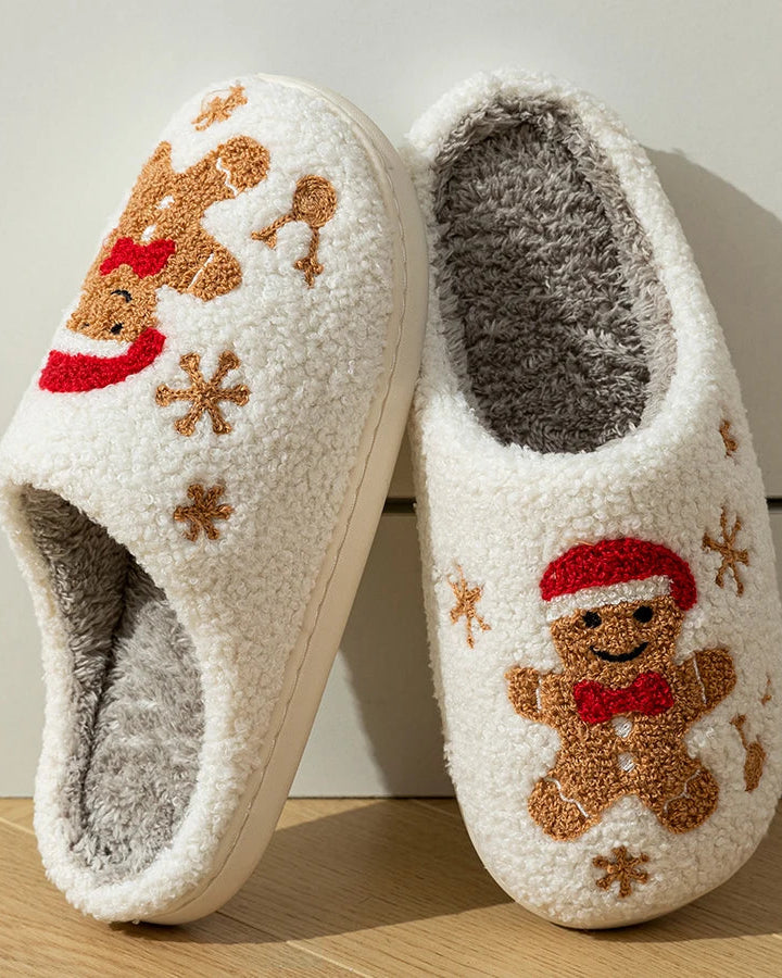 Chaussons Noël <br> Biscuit