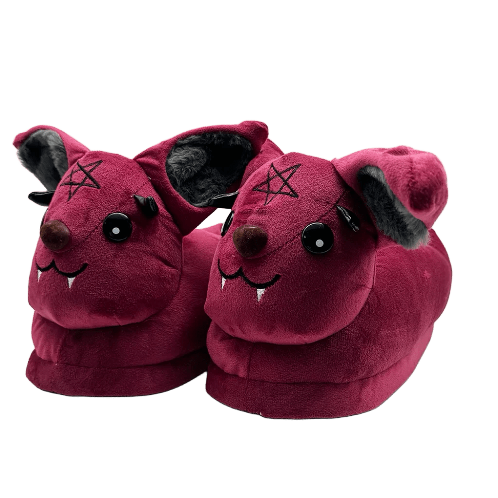 Chaussons Rigolos | Halloween Rouge-27cm / 1 taille (38-44)