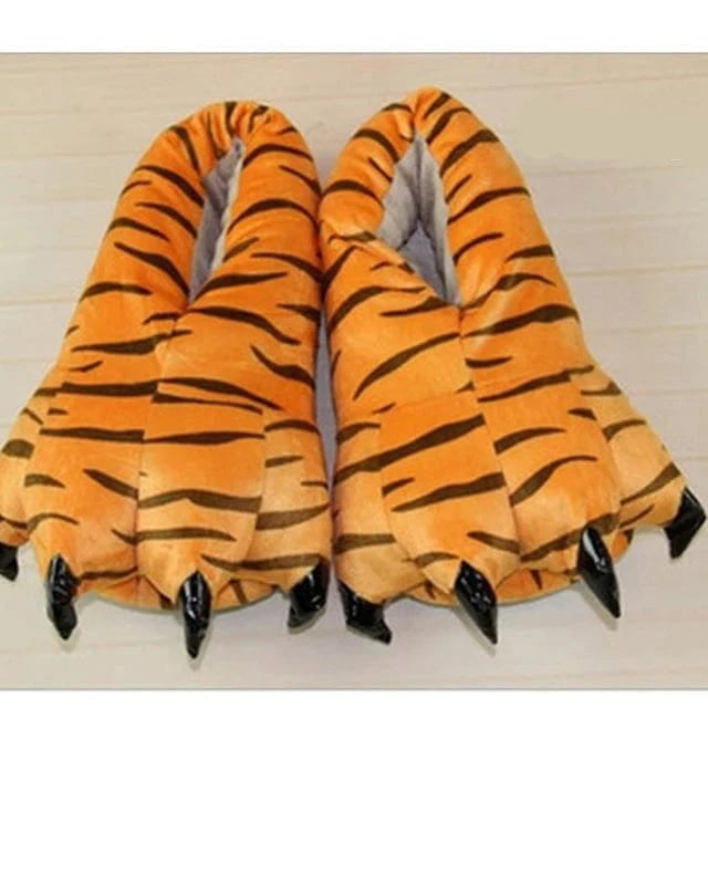 Chaussons Rigolos | Pieds Animaux Tigre / Pour Enfants 22cm