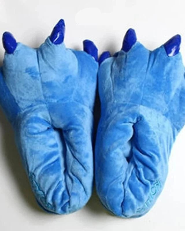 Chaussons Rigolos | Pieds Animaux Bleu / Pour Enfants 22cm