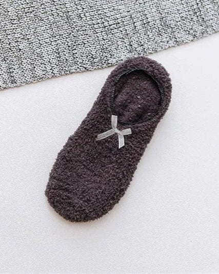 Chaussons Soquette | Femme Gris Foncé / Une Taille