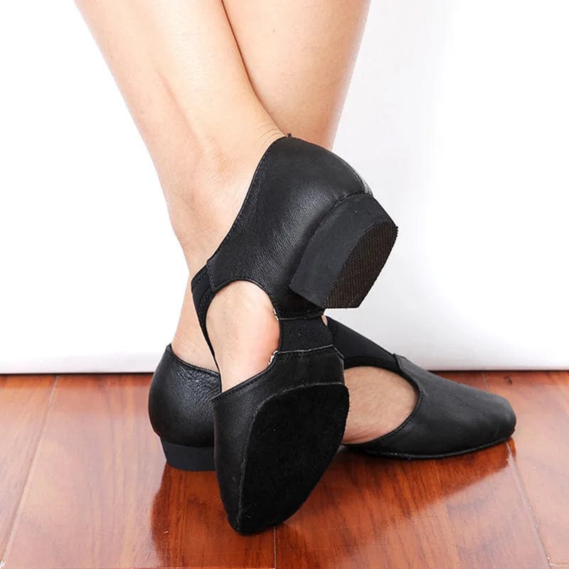 Chaussons| Danse en cuir Noir / 34