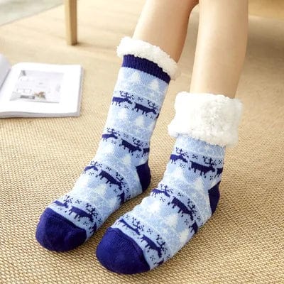 Christmas deer Blue / One Size