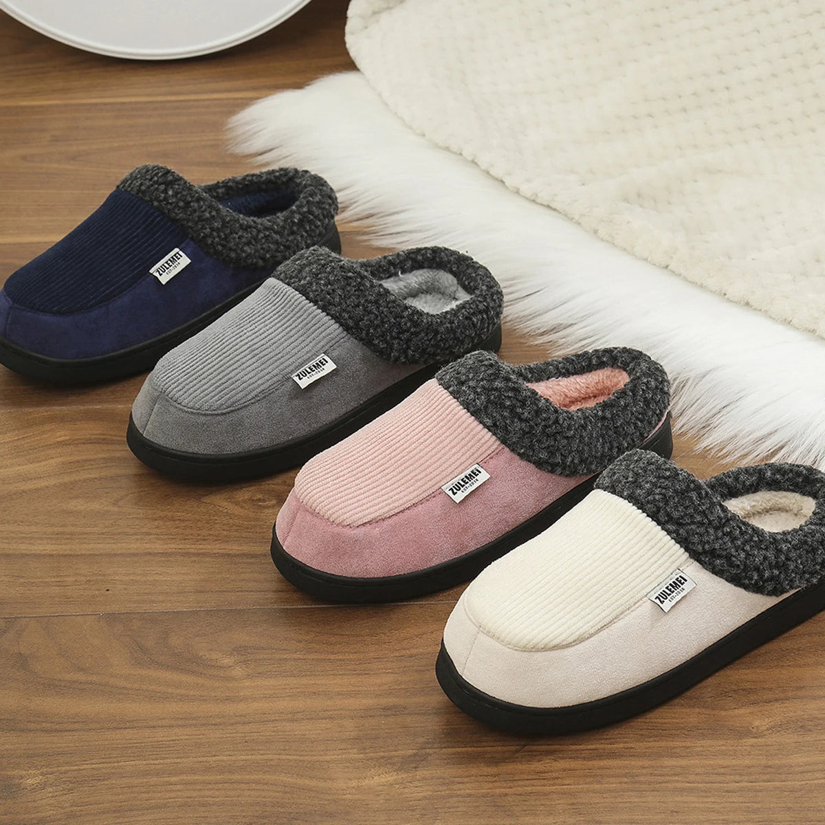 Chaussons <br> Hiver Doublés