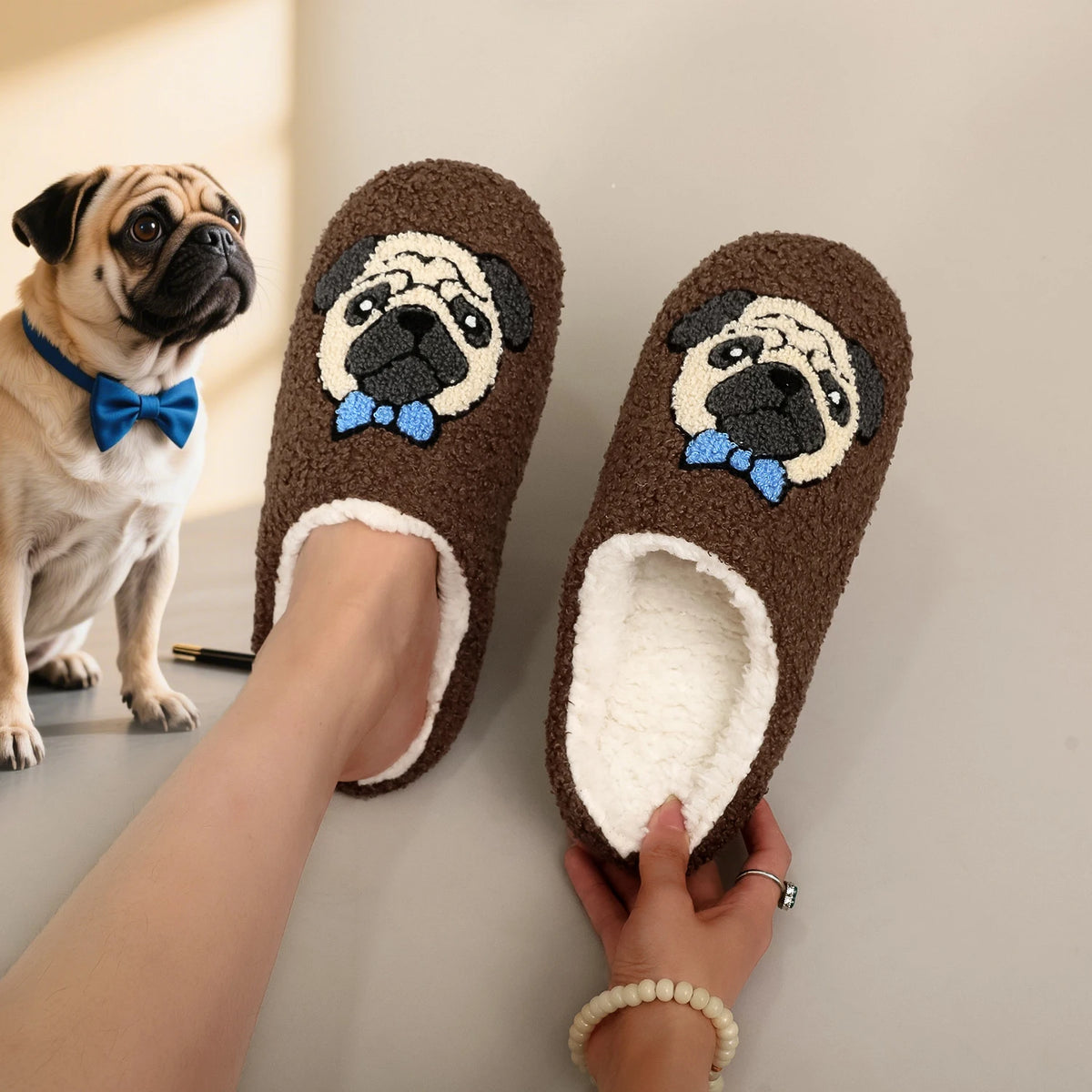 Chaussons <br> Motif Carlin