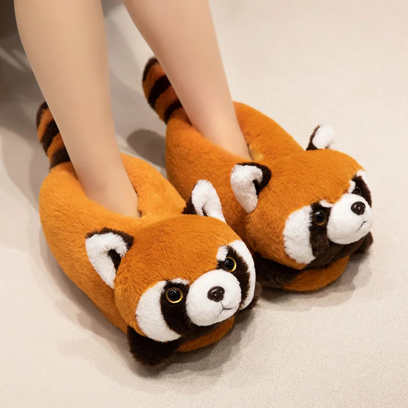 Chaussons <br> Panda roux et Renard