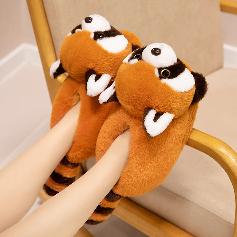 Chaussons <br> Panda roux et Renard