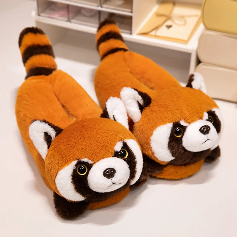 Chaussons <br> Panda roux et Renard