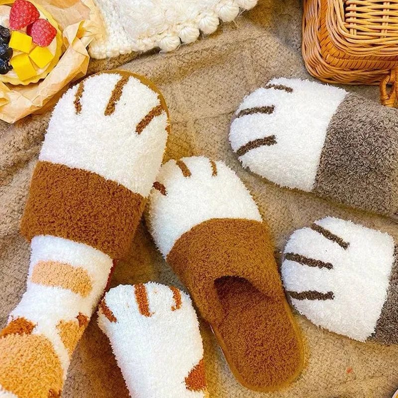 Chaussons <br> Patte de chat