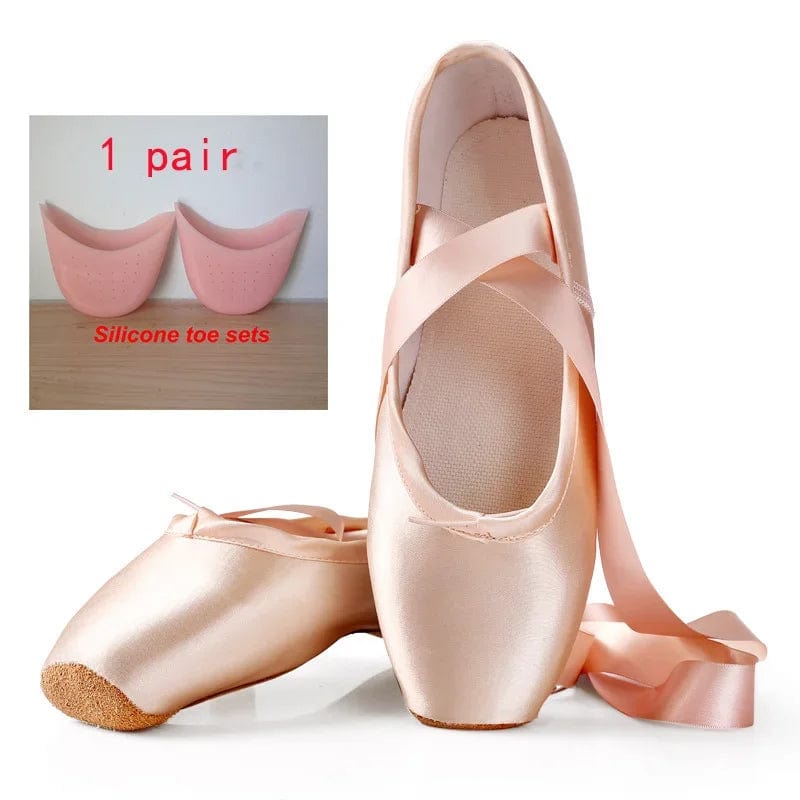 Chaussons | Pointes Ballets Rose avec Silicone / 40