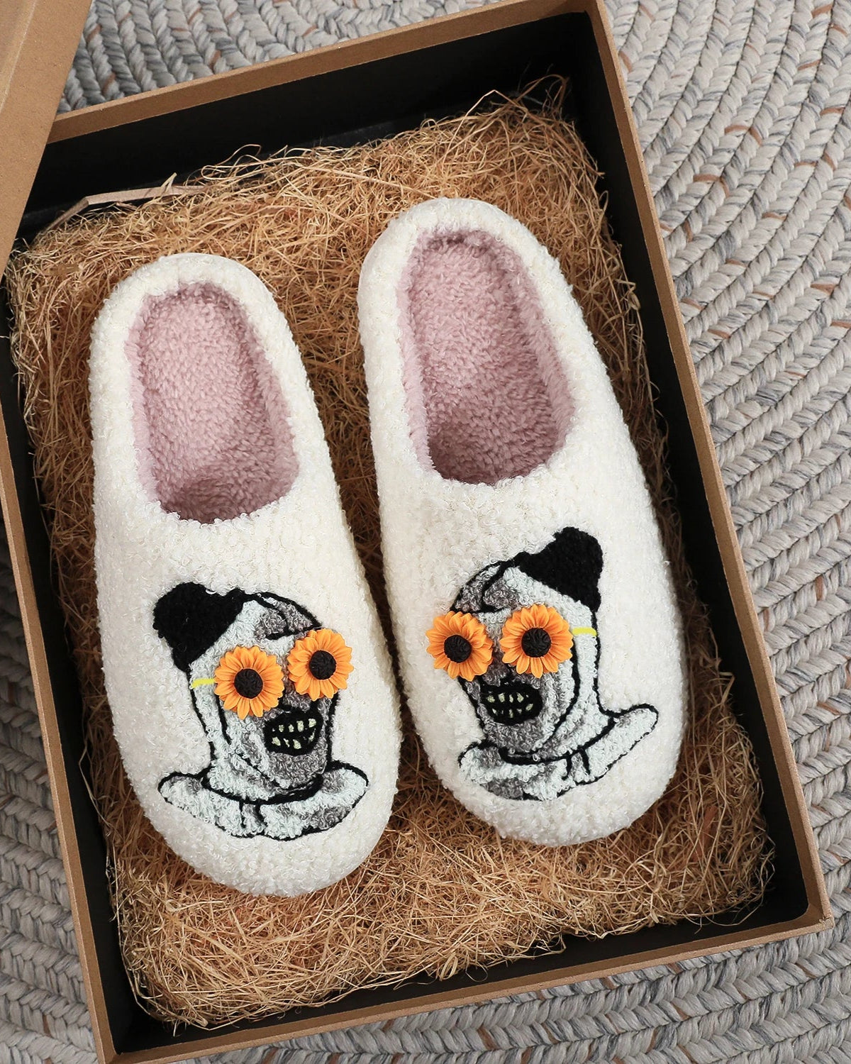 Chaussons <br> Squelette Halloween