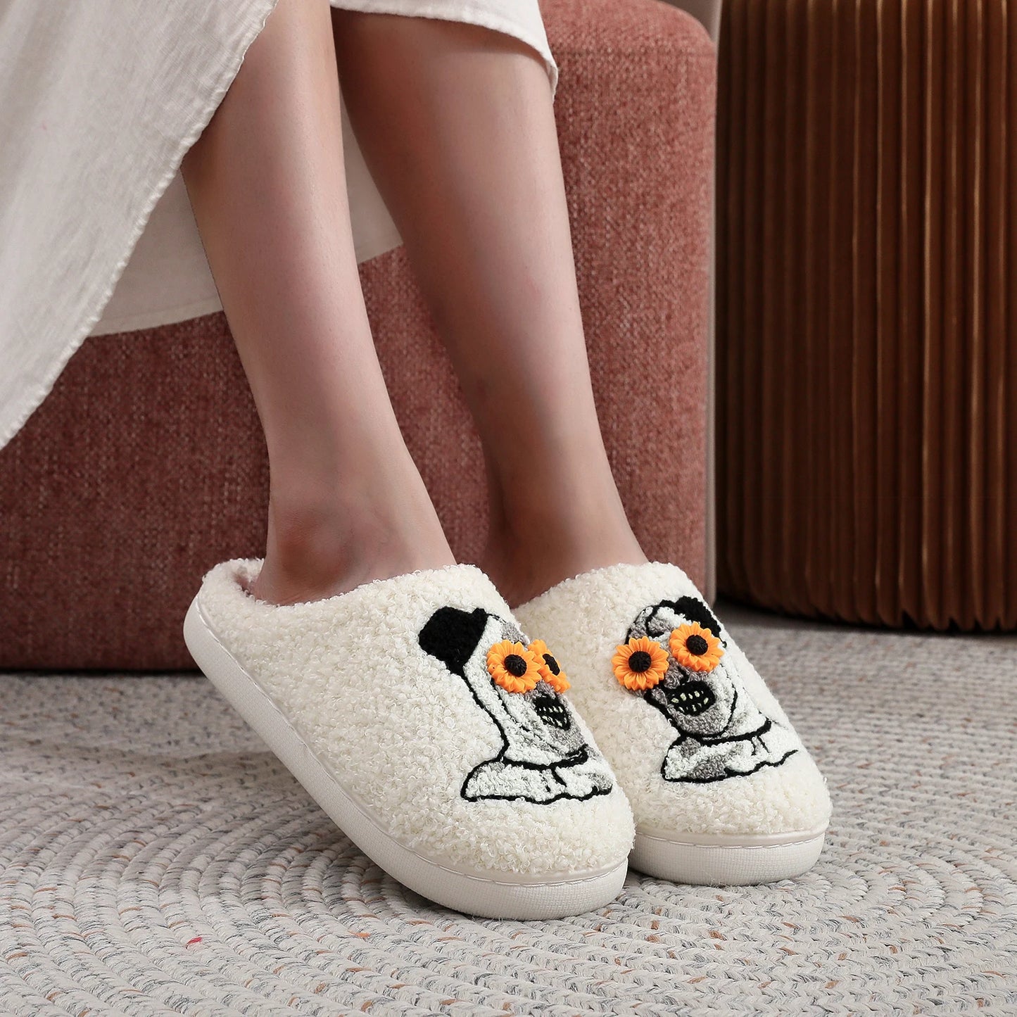 Chaussons <br> Squelette Halloween