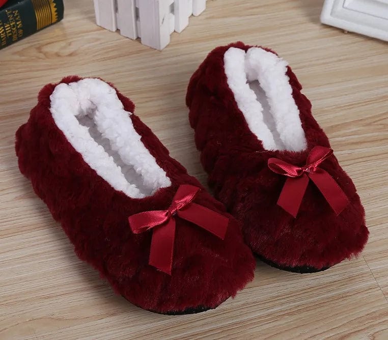 Chaussons pour Femme | Balerine Rouge / 38-39-40(26cm)