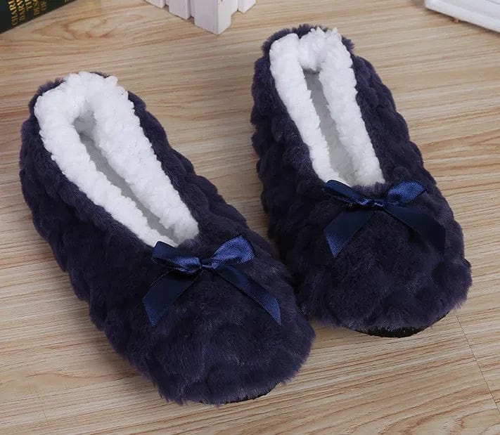 Chaussons pour Femme | Balerine Bleu / 35-36-37(25cm)