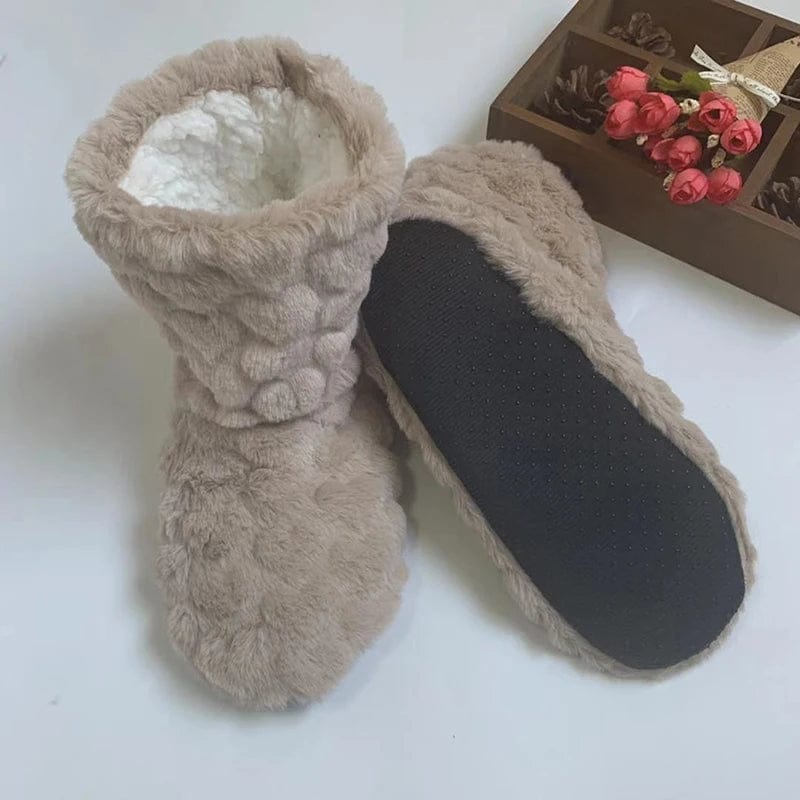 Chaussons pour Femme | Bottes Marron / 35-37