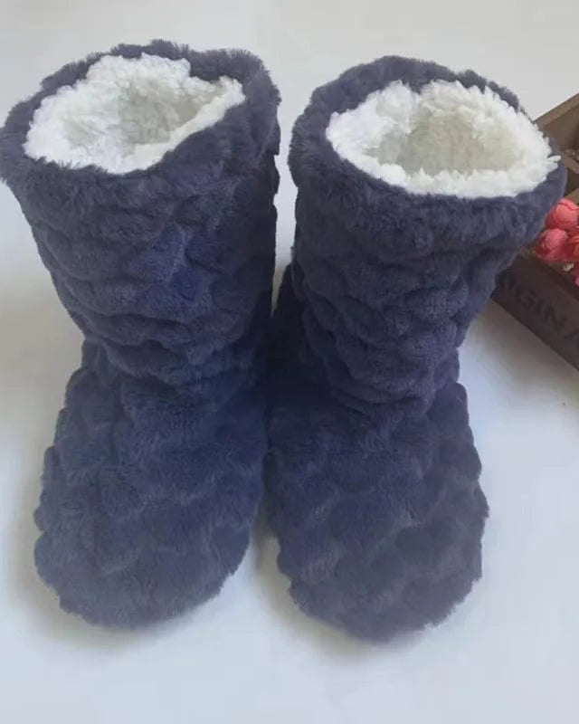 Chaussons pour Femme | Bottes Bleu / 35-37