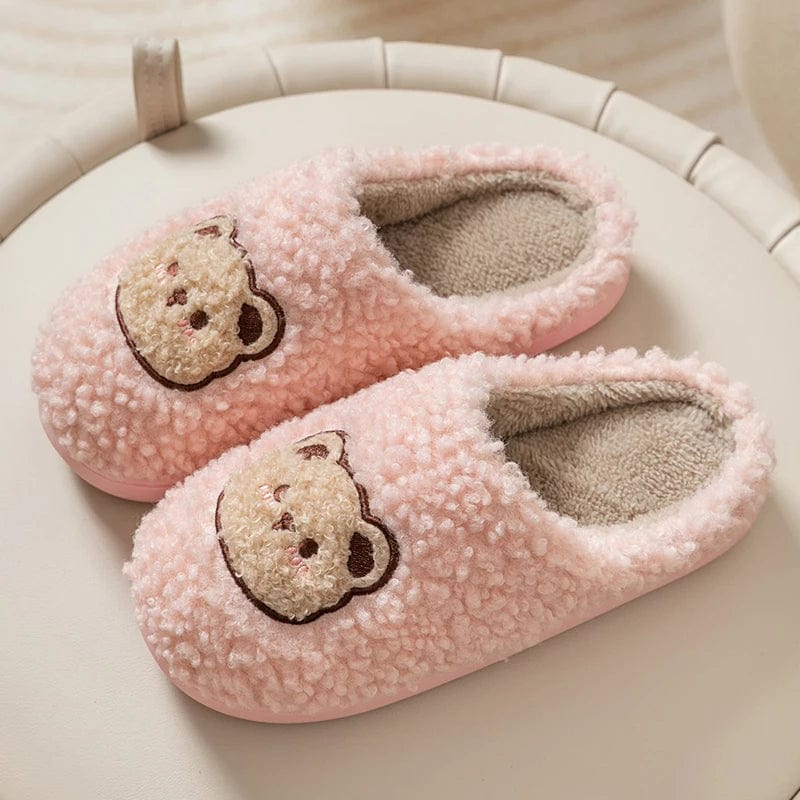 Chaussons pour Femme | Ourson Douillet Rose / 39-40