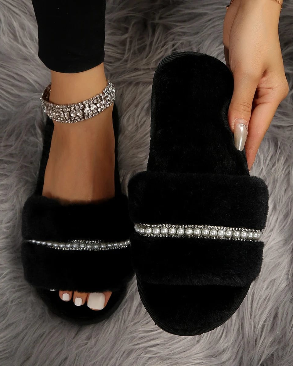 Chaussons pour Femme Sandale Luxe d'Hiver - Main Image