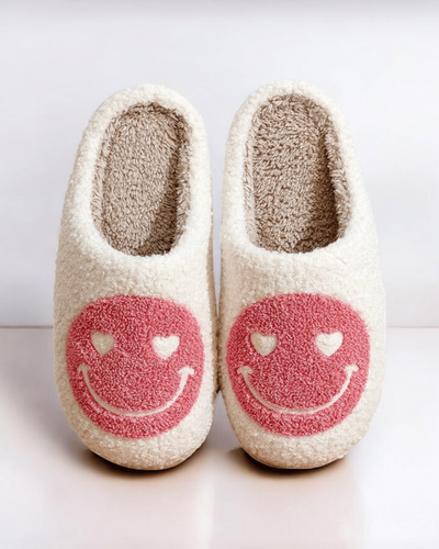 Chaussons pour Femme |  Smiley  Rose / 42-43
