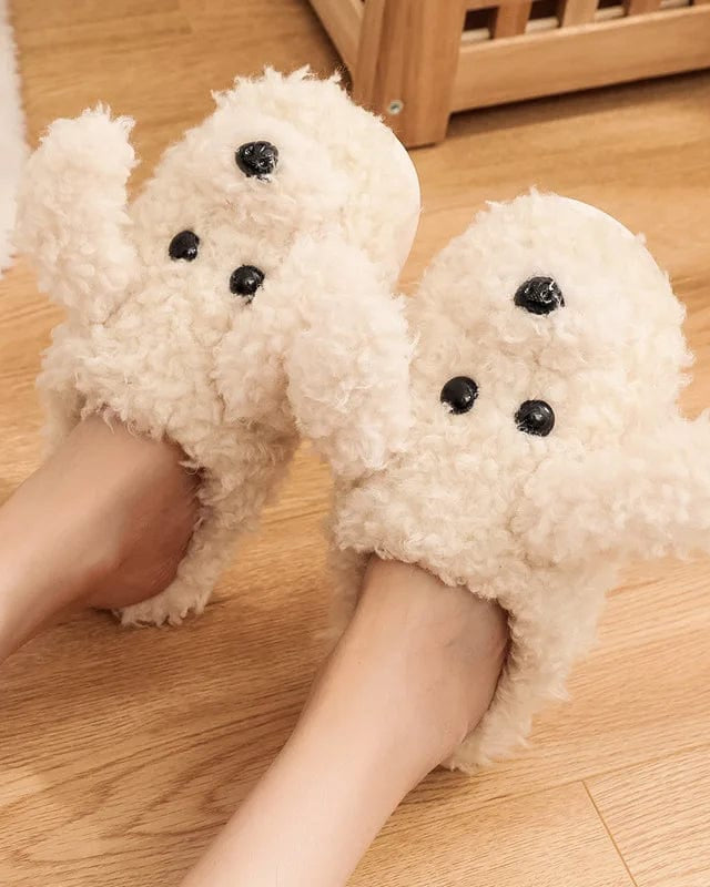 Chaussons pour Femme | Toutou Cosy Beige / 41-42