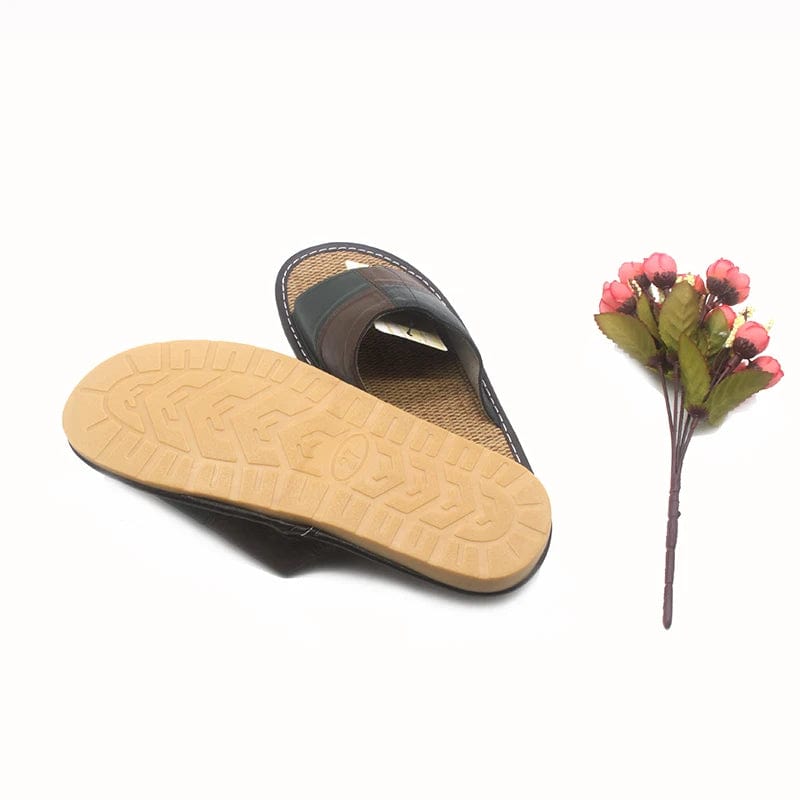 Chaussons pour Homme | Sandale Cuir Sauvage