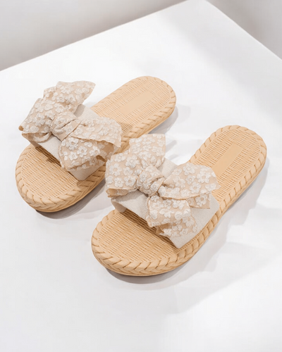 Chaussons pour femme | Nœud Fleuri