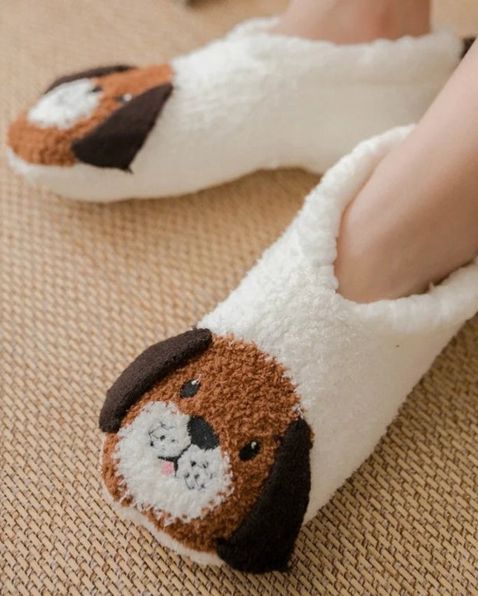 Chaussons <br> Animaux Fantaisie