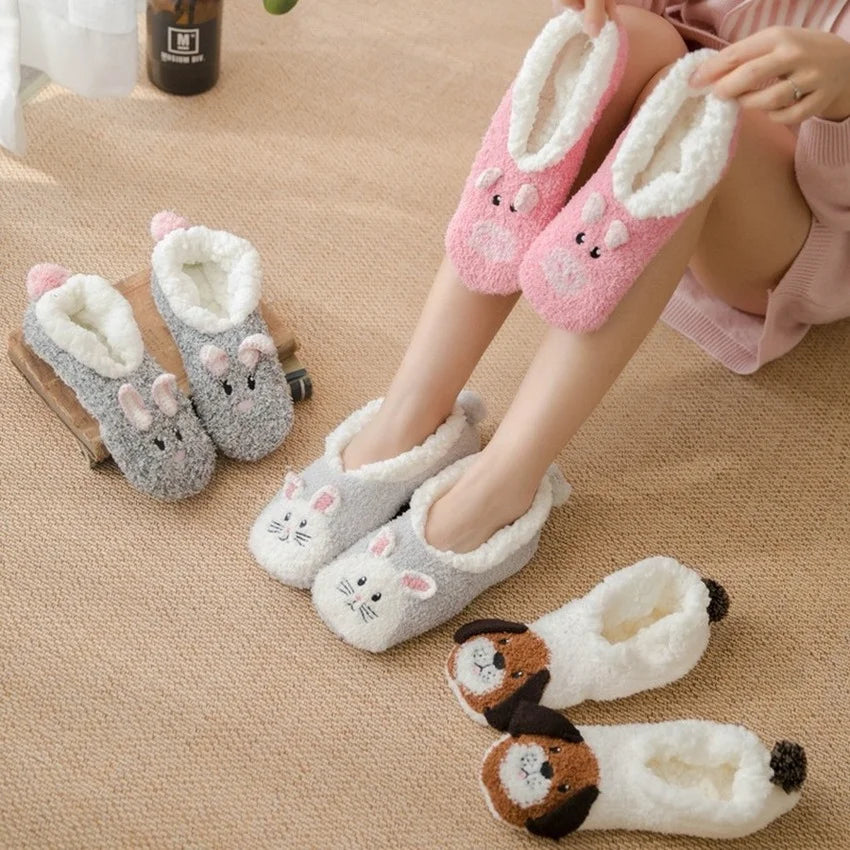 Chaussons <br> Animaux Fantaisie