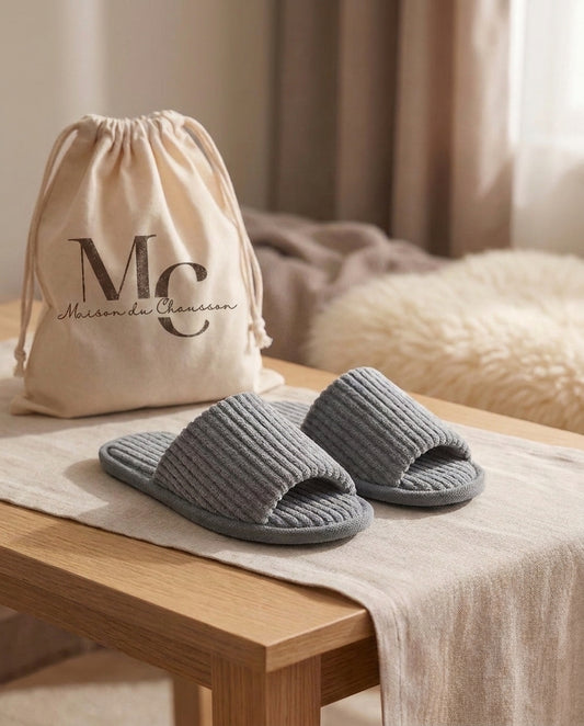 Chaussons <br> 3 paires Hôtel