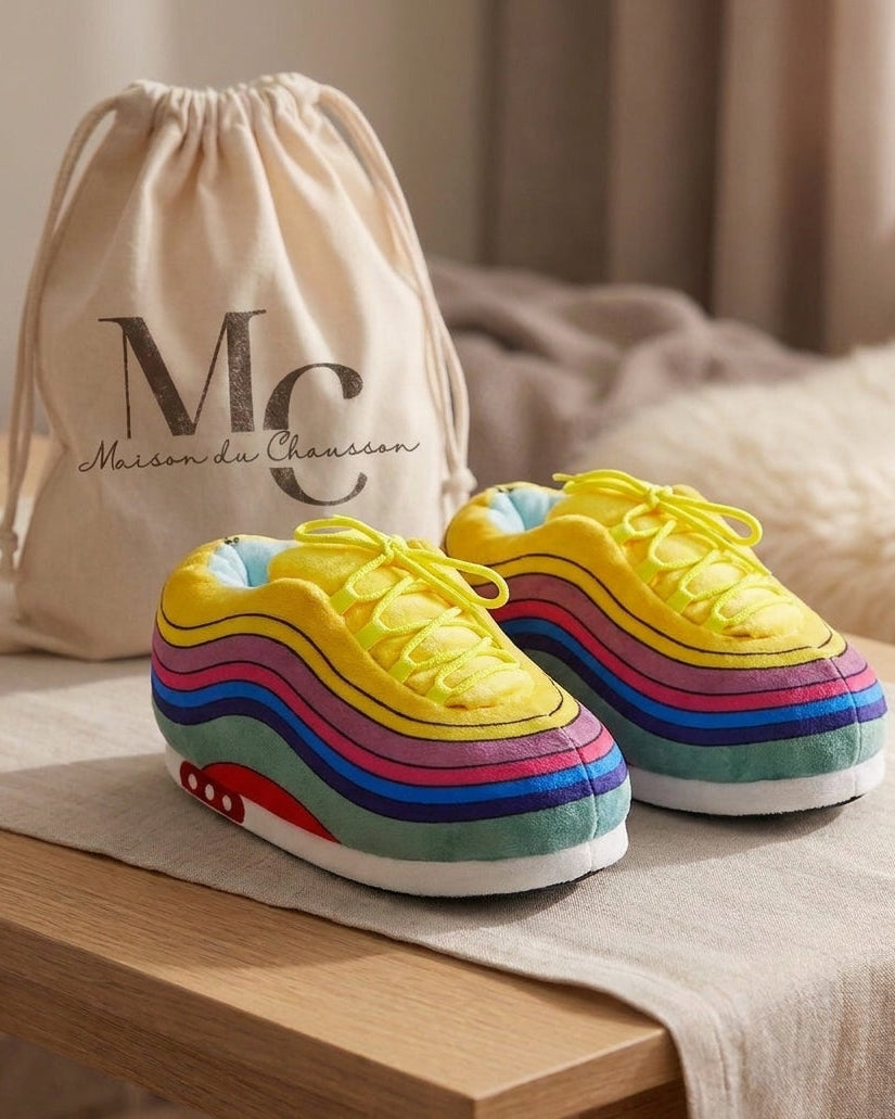 Chaussons <br> Basket jaune