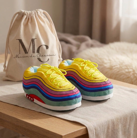 Chaussons <br> Basket jaune