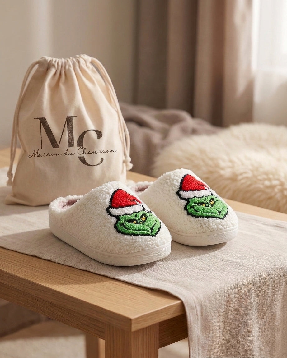 Chaussons <br> Monstre de Noël