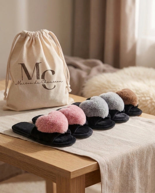 Chaussons Femme <br> Cœur Douillet
